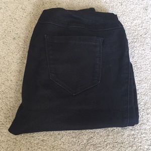 Full panel black skinny pants by Motherhood